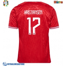 Fotballdrakt Herre Danmark Victor Kristiansen #17 Hjemmedrakt EM 2024 Kortermet